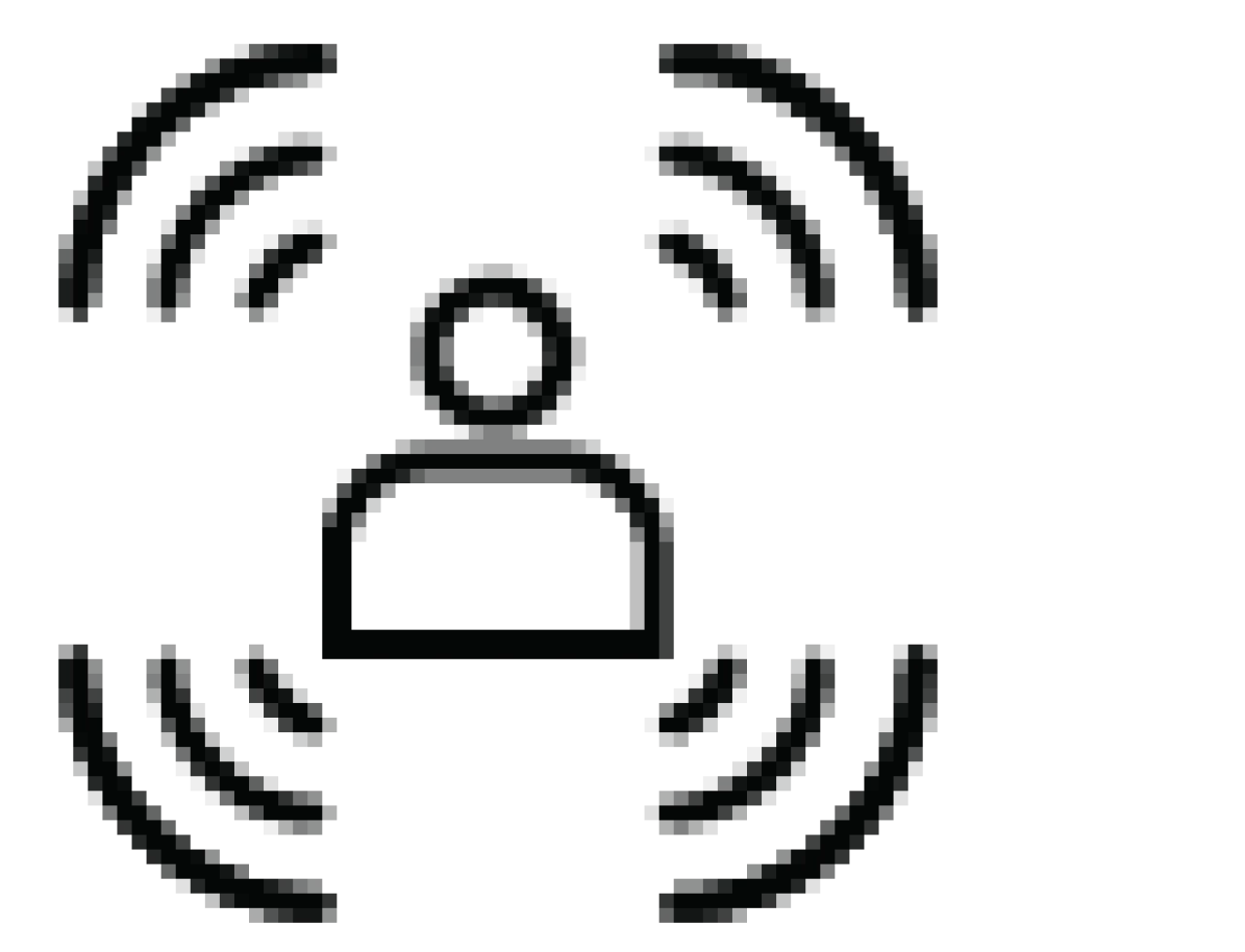 Icon visualizing sensory.