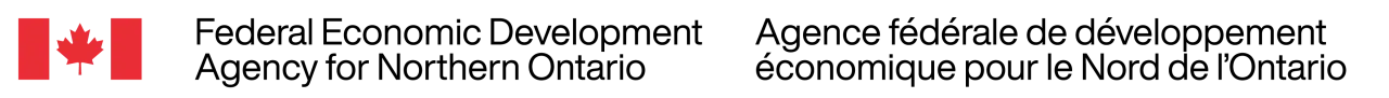 Federal Economic Development Agency for Northern Ontario logo.