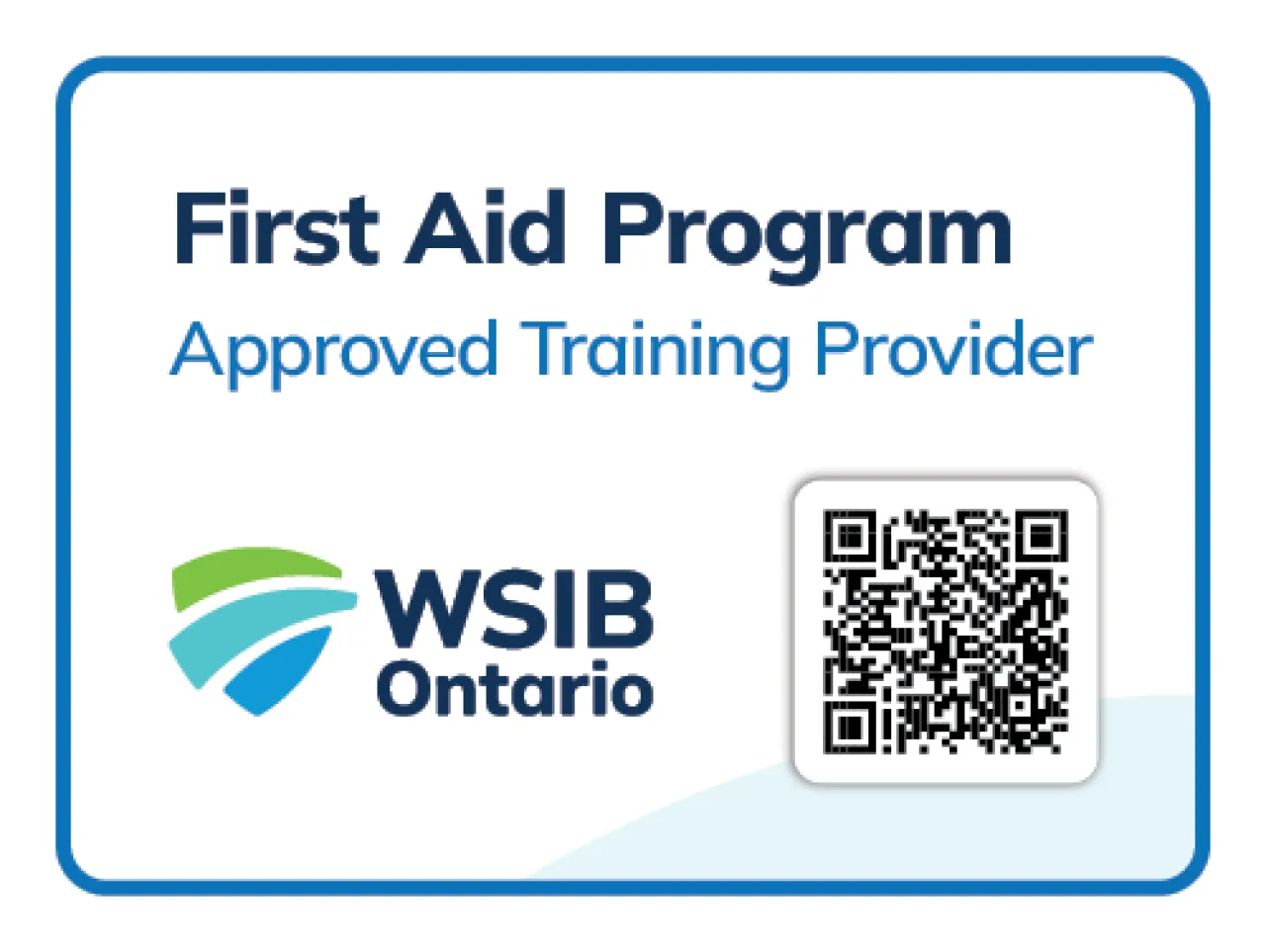 First Aid Program Badge