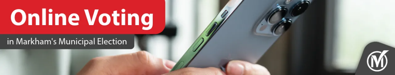 Online voting banner