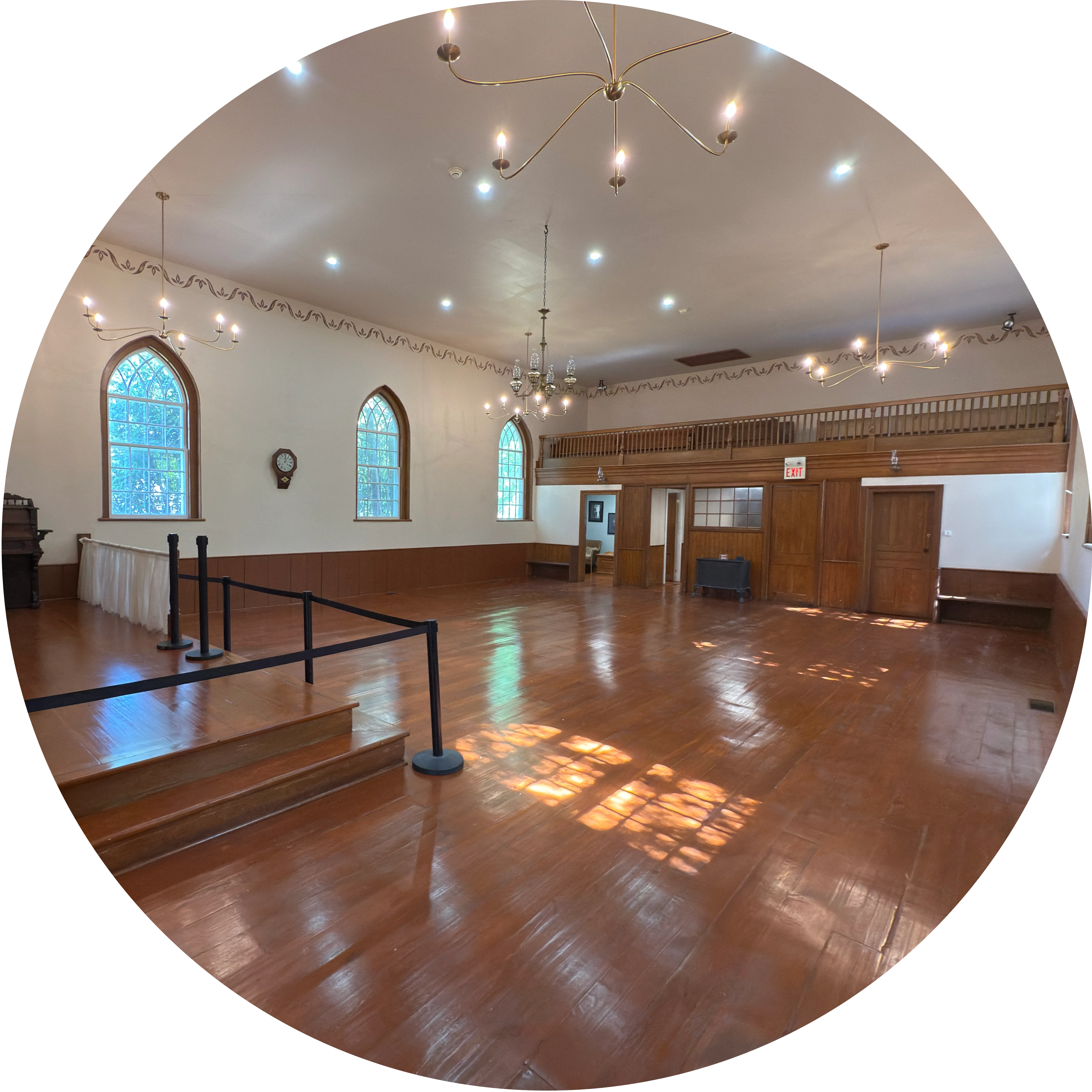 Interior of Church Sanctuary.