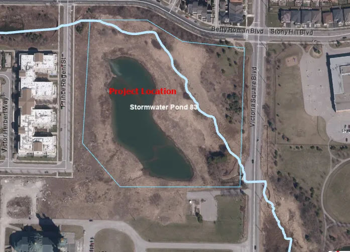Pond 83 Location Map