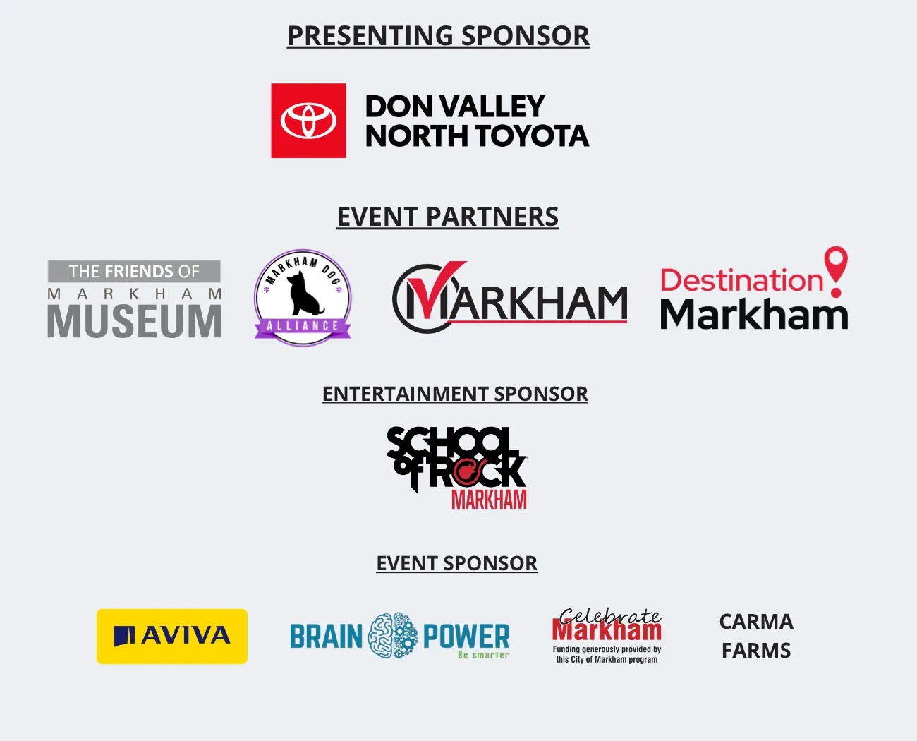 AppleFest event partners and sponsors list v4