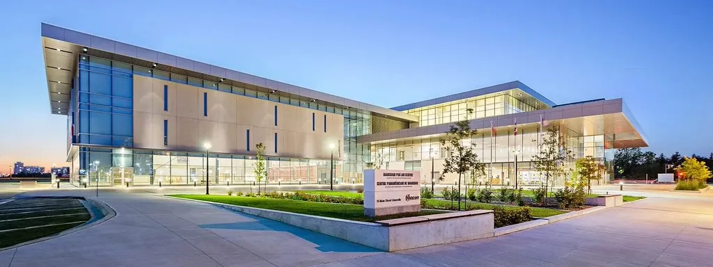 Exterior of Pan Am Centre.